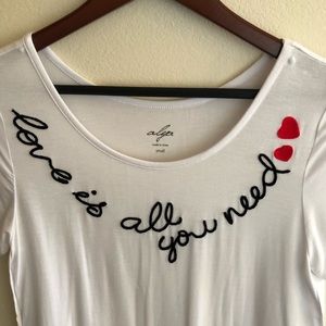 Love is all you need t-shirt